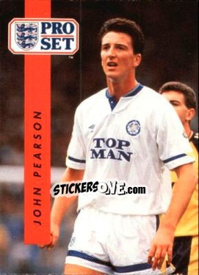 Figurina John Pearson - English Football 1990-1991 n. 97 - Pro Set