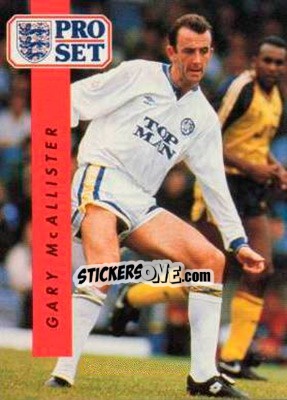 Sticker Gary McAllister - English Football 1990-1991 - Pro Set