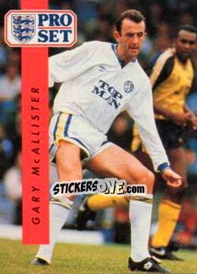 Sticker Gary McAllister - English Football 1990-1991 n. 98 - Pro Set
