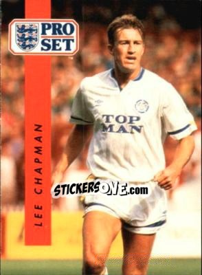 Sticker Lee Chapman - English Football 1990-1991 - Pro Set