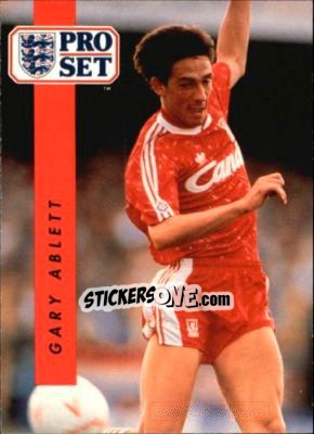 Sticker Gary Ablett - English Football 1990-1991 - Pro Set