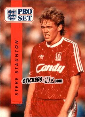 Sticker Steve Staunton - English Football 1990-1991 n. 104 - Pro Set