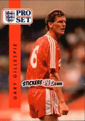 Sticker Gary Gillespie - English Football 1990-1991 n. 108 - Pro Set