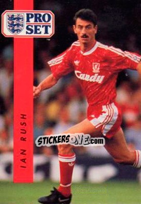 Sticker Ian Rush - English Football 1990-1991 n. 113 - Pro Set