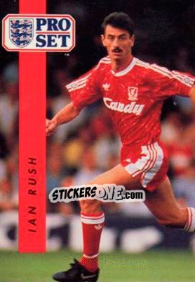 Sticker Ian Rush - English Football 1990-1991 - Pro Set