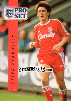 Cromo Peter Beardsley - English Football 1990-1991 - Pro Set