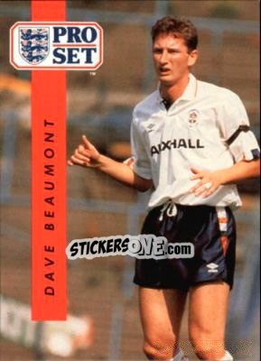 Sticker Dave Beaumont - English Football 1990-1991 n. 118 - Pro Set