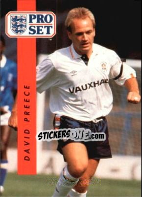 Sticker David Preece - English Football 1990-1991 - Pro Set