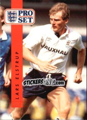 Sticker Lars Elstrup - English Football 1990-1991 n. 123 - Pro Set