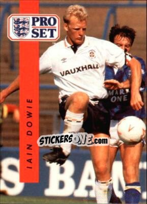 Sticker Iain Dowie - English Football 1990-1991 n. 124 - Pro Set