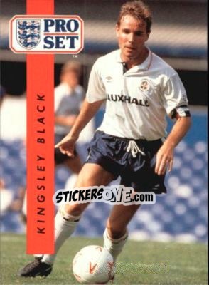 Sticker Kingsley Black - English Football 1990-1991 n. 125 - Pro Set