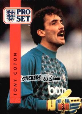 Sticker Tony Coton - English Football 1990-1991 n. 126 - Pro Set