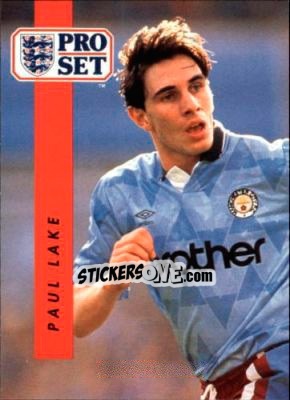 Sticker Paul Lake - English Football 1990-1991 - Pro Set