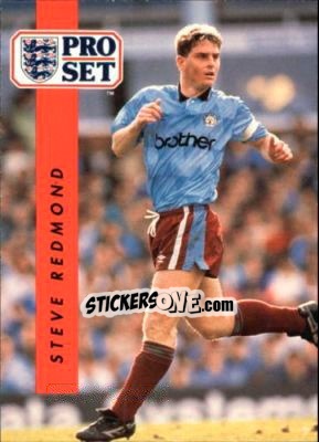 Sticker Steve Redmond - English Football 1990-1991 - Pro Set