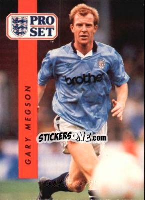 Sticker Gary Megson - English Football 1990-1991 n. 131 - Pro Set