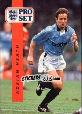 Figurina Adrian Heath - English Football 1990-1991 n. 138 - Pro Set