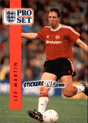 Sticker Lee Martin - English Football 1990-1991 - Pro Set