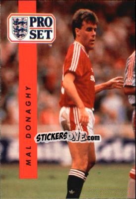 Sticker Mal Donaghy - English Football 1990-1991 n. 140 - Pro Set