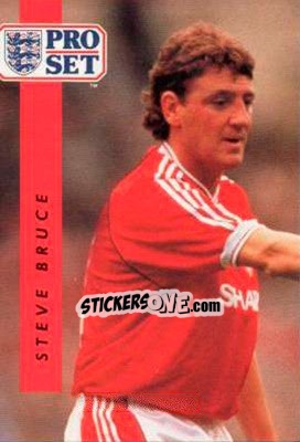 Figurina Steve Bruce - English Football 1990-1991 n. 141 - Pro Set