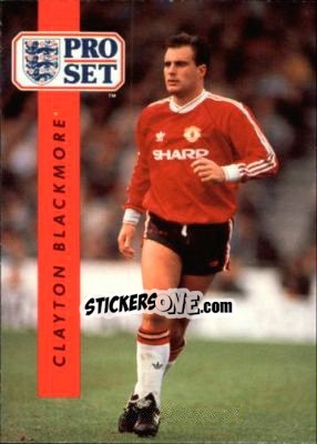 Sticker Clayton Blackmore - English Football 1990-1991 n. 143 - Pro Set