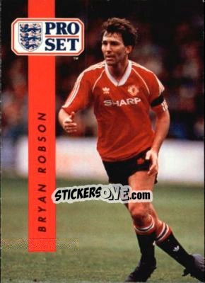 Sticker Bryan Robson - English Football 1990-1991 n. 144 - Pro Set