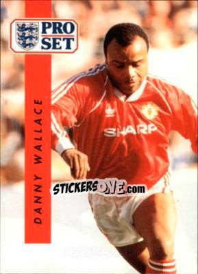 Sticker Danny Wallace - English Football 1990-1991 - Pro Set