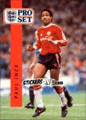 Sticker Paul Ince - English Football 1990-1991 - Pro Set