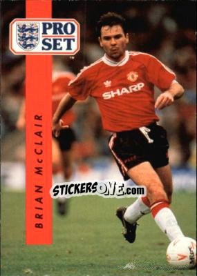 Sticker Brian McClair - English Football 1990-1991 - Pro Set