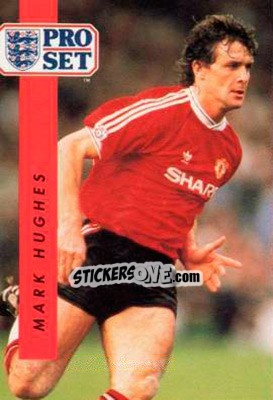 Sticker Mark Hughes - English Football 1990-1991 n. 149 - Pro Set