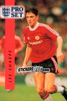 Sticker Lee Sharpe - English Football 1990-1991 - Pro Set