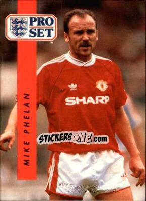 Sticker Mike Phelan - English Football 1990-1991 - Pro Set