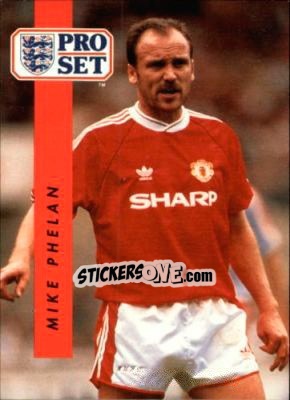 Sticker Mike Phelan - English Football 1990-1991 n. 153 - Pro Set