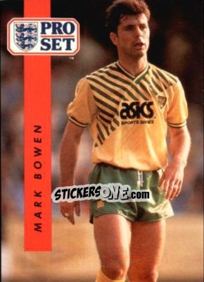 Sticker Mark Bowen - English Football 1990-1991 n. 156 - Pro Set