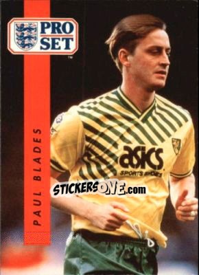 Cromo Paul Blades - English Football 1990-1991 n. 158 - Pro Set