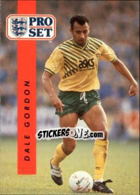 Sticker Dale Gordon - English Football 1990-1991 n. 160 - Pro Set