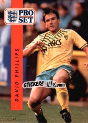Sticker David Phillips - English Football 1990-1991 - Pro Set