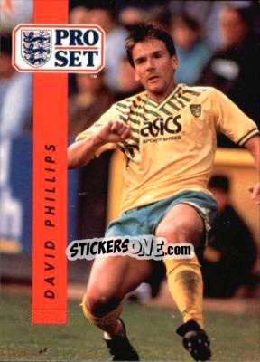 Sticker David Phillips - English Football 1990-1991 n. 162 - Pro Set