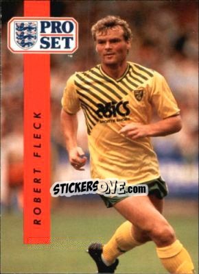 Sticker Robert Fleck - English Football 1990-1991 - Pro Set
