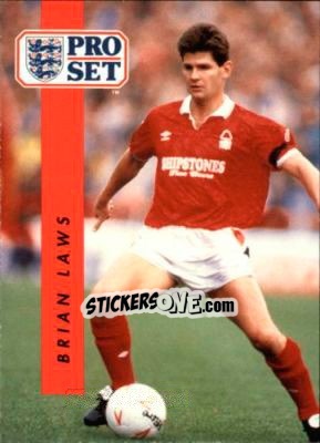 Figurina Brian Laws - English Football 1990-1991 - Pro Set