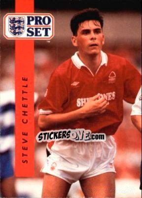 Sticker Steve Chettle - English Football 1990-1991 n. 170 - Pro Set