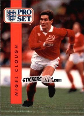 Sticker Nigel Clough - English Football 1990-1991 - Pro Set