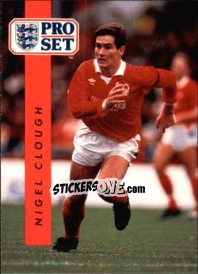 Sticker Nigel Clough - English Football 1990-1991 n. 172 - Pro Set