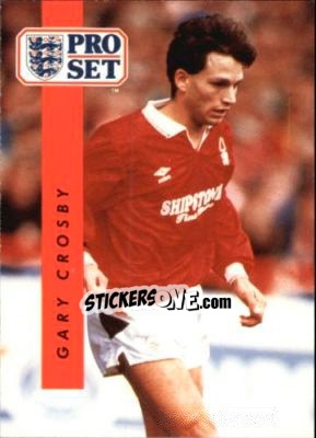 Sticker Gary Crosby - English Football 1990-1991 - Pro Set