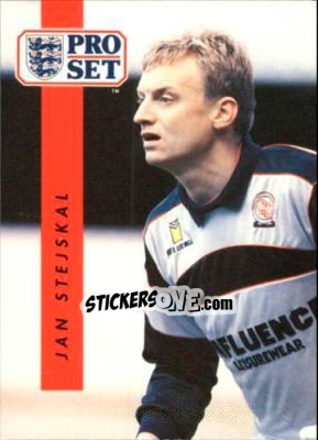 Sticker Jan Stejskal - English Football 1990-1991 - Pro Set