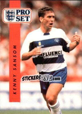 Sticker Kenny Sansom - English Football 1990-1991 - Pro Set