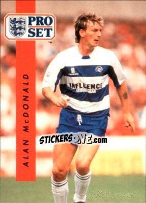 Sticker Alan McDonald - English Football 1990-1991 - Pro Set
