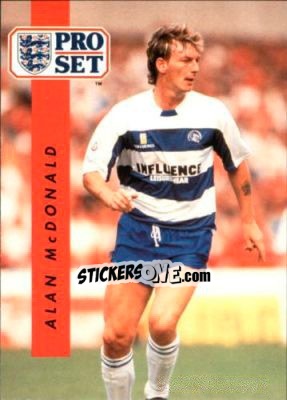 Figurina Alan McDonald - English Football 1990-1991 n. 183 - Pro Set