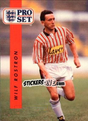 Figurina Wilf Rostron - English Football 1990-1991 - Pro Set