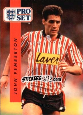 Sticker John Pemberton - English Football 1990-1991 - Pro Set