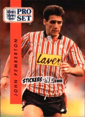 Figurina John Pemberton - English Football 1990-1991 n. 193 - Pro Set